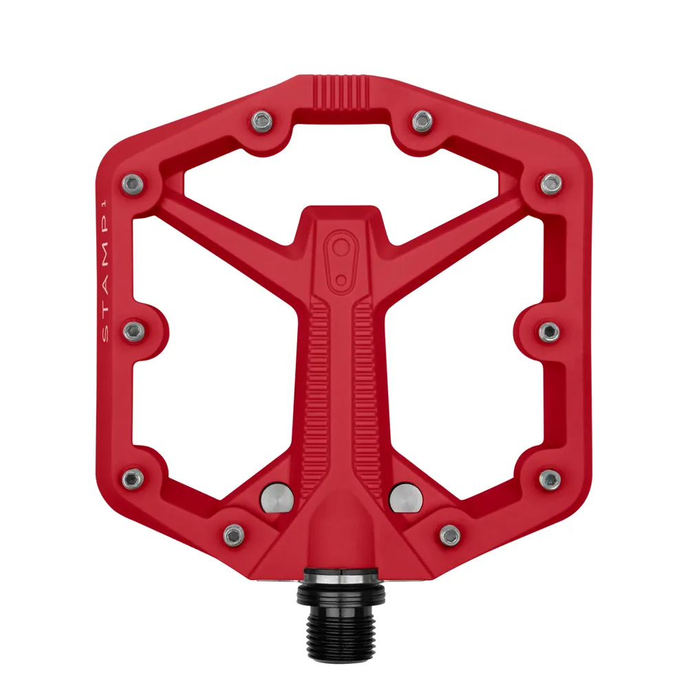 uPRISE Bikes Crank Brothers Stamp 1 Gen 2 MTB Flat Pedals - Red | Price match, 365 day return s, 18-Month Warranty, Finance Available & Free UK Delivery