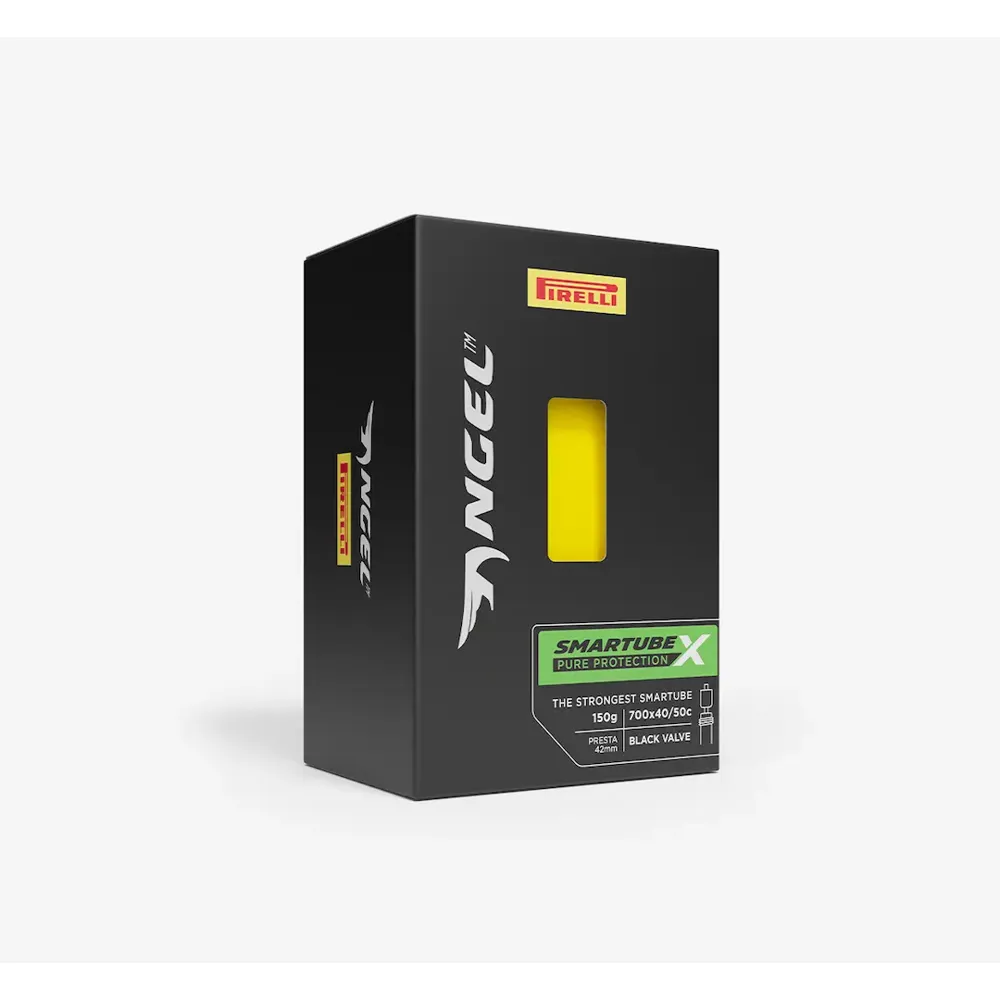 uPRISE Bikes Pirelli Angel SmarTUBE X 700c Gravel Schrader Innertube - Yellow | Price match, 365 day returns, 18-Month Warranty, Finance Available & Free UK Delivery