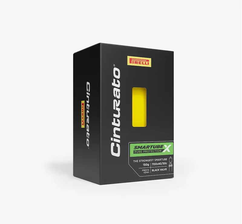 Pirelli Cinturato SmarTUBE X 700c Gravel Presta Innertube - Yellow