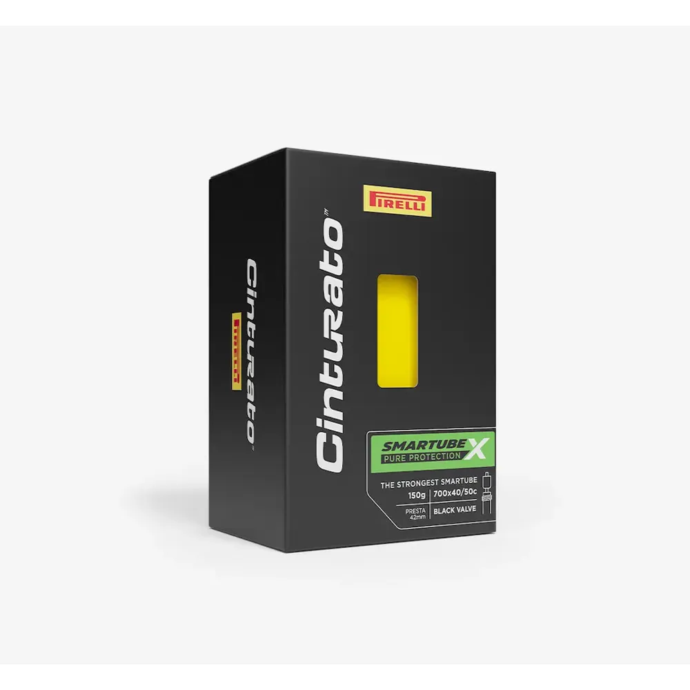 uPRISE Bikes Pirelli Cinturato SmarTUBE X 700c Gravel Presta Innertube - Yellow | Price match, 365 day returns, 18-Month Warranty, Finance Available & Free UK Delivery