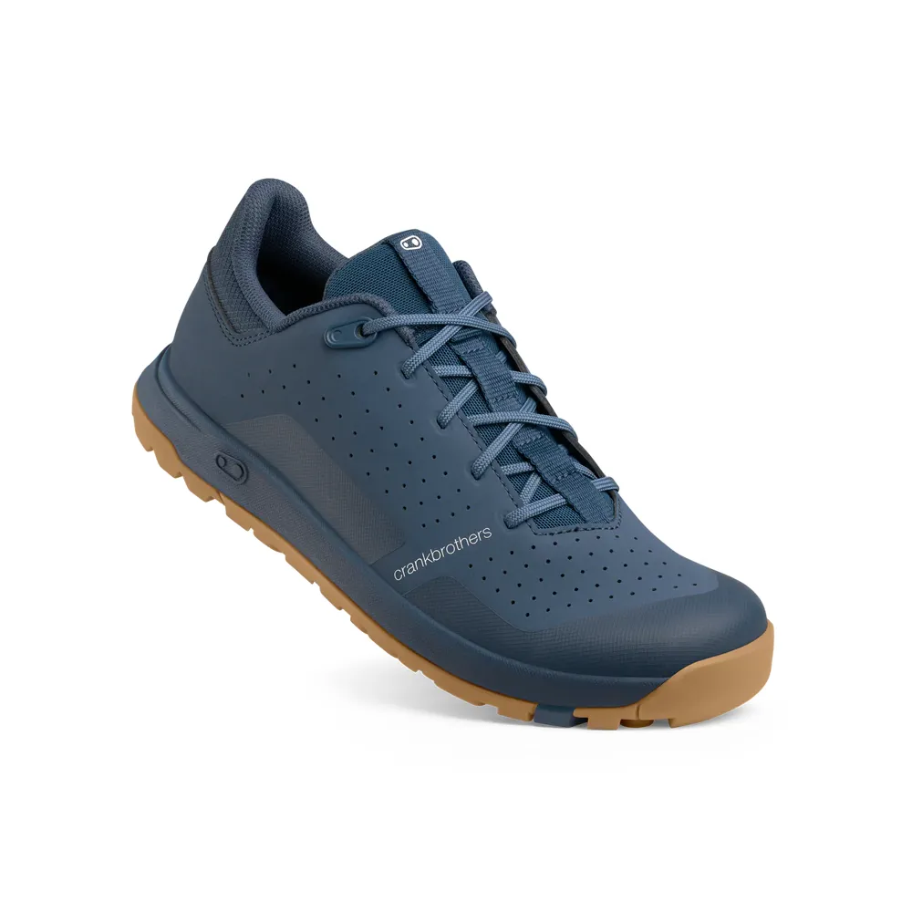 uPRISE Bikes Crank Brothers Stamp Trail Lace MTB Flat Shoes - Blue | Price match, 365 day return s, 18-Month Warranty, Finance Available & Free UK Delivery