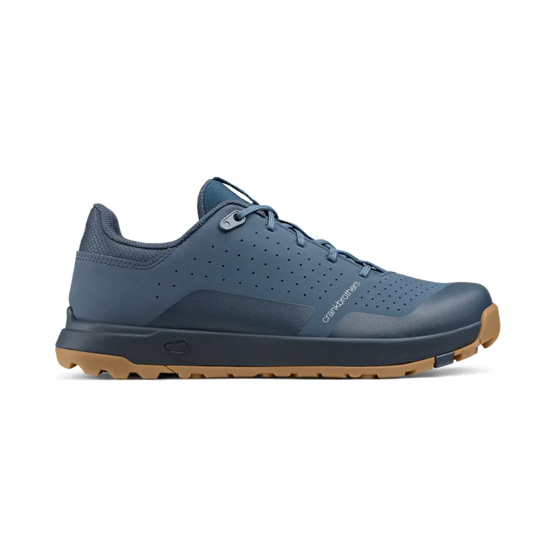 Crank Brothers Mallet Trail Lace MTB Clipped Shoes - Blue-4
