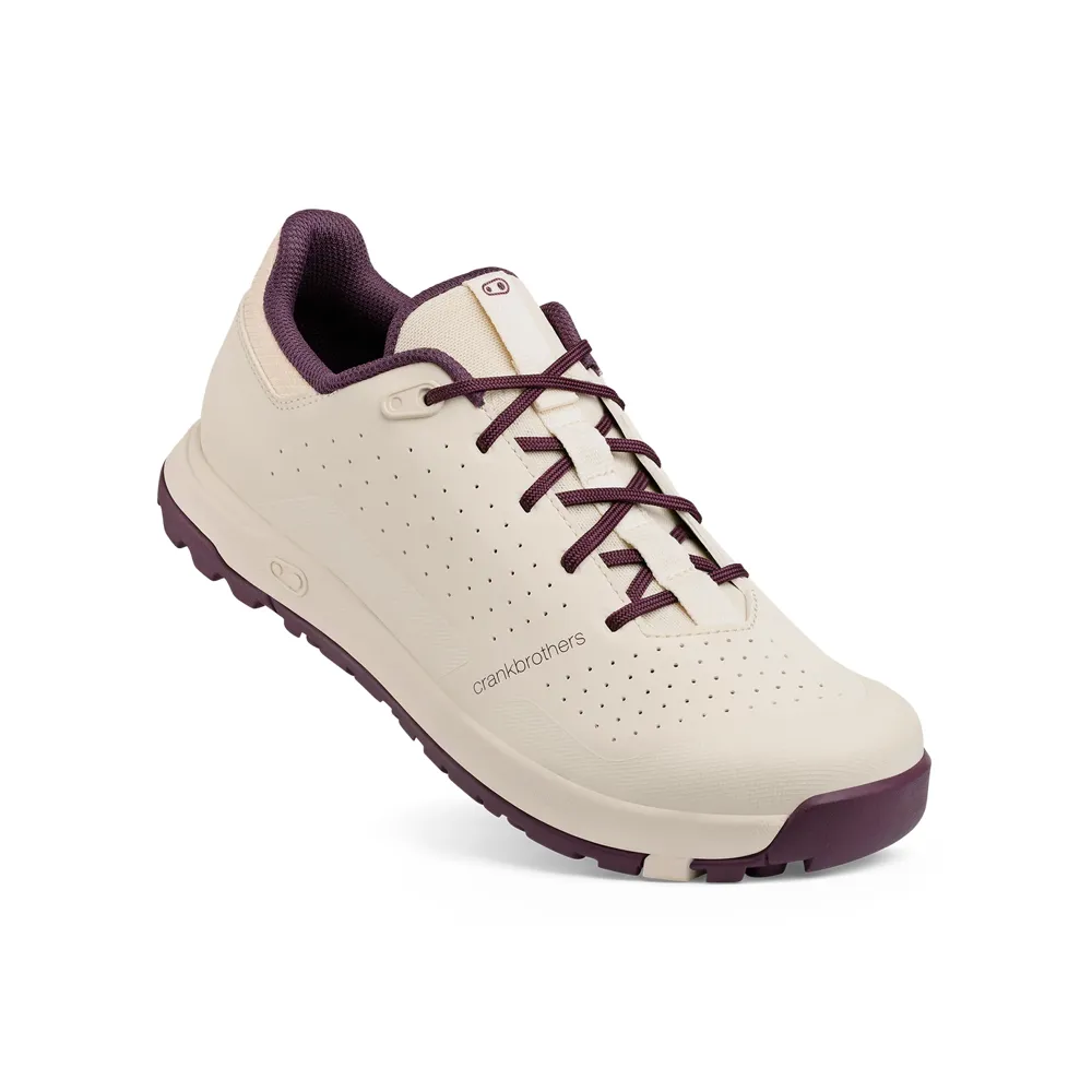 uPRISE Bikes Crank Brothers Mallet Trail Lace MTB Clipped Shoes - White | Price match, 365 day return s, 18-Month Warranty, Finance Available & Free UK Delivery