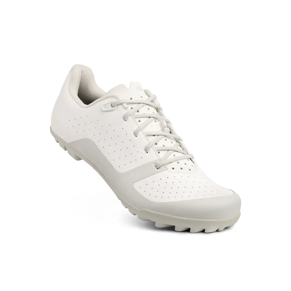 uPRISE Bikes Crank Brothers Candy Lace MTB Clipped Shoes - White/Grey | Price match, 365 day return s, 18-Month Warranty, Finance Available & Free UK Delivery