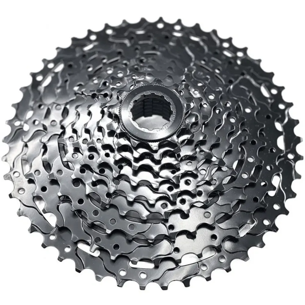 uPRISE Bikes Tektro CSM3509 9 speed 11-46T Cassette - Silver | Price match, 365 day return s, 18-Month Warranty, Finance Available & Free UK Delivery