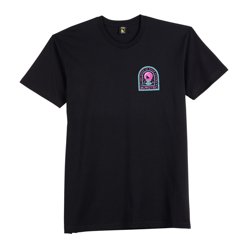 uPRISE Bikes Burgtec Tarot T-shirt - Black | Price match, 365 day returns, 18-Month Warranty, Finance Available & Free UK Delivery