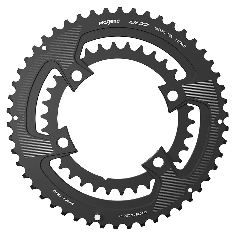 uPRISE Bikes Magene QED Split Road 11/12 Speed Chainrings - Shimano | Price match, 365 day returns, 18-Month Warranty, Finance Available & Free UK Delivery