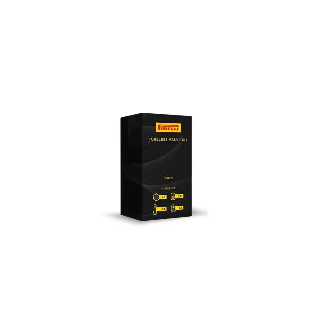 uPRISE Bikes Pirelli Tubeless Valve Kit - Black | Price match, 365 day returns, 18-Month Warranty, Finance Available & Free UK Delivery