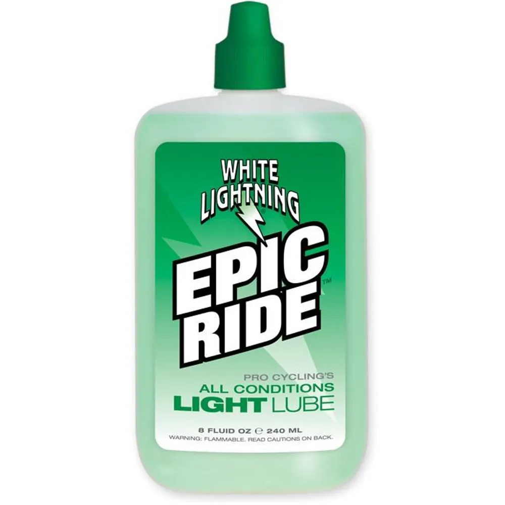 uPRISE Bikes White Lightning Epic Ride Squeeze Bottle - 8oz/240ml | Price match, 365 day return s, 18-Month Warranty, Finance Available & Free UK Delivery
