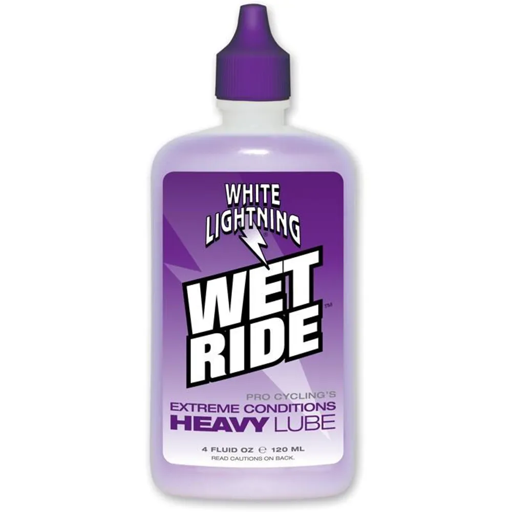 uPRISE Bikes White Lightning Wet Ride Squeeze Bottle - 4oz/120ml | Price match, 365 day return s, 18-Month Warranty, Finance Available & Free UK Delivery