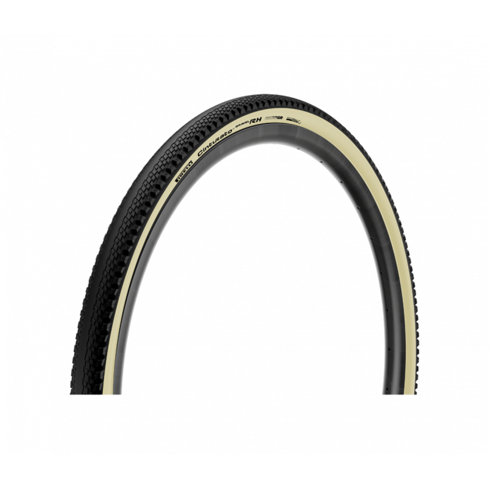 uPRISE Bikes Pirelli Cinturato Gravel RH High Performance TLR Tyre - Black/Cream | Price match, 365 day returns, 18-Month Warranty, Finance Available & Free UK Delivery