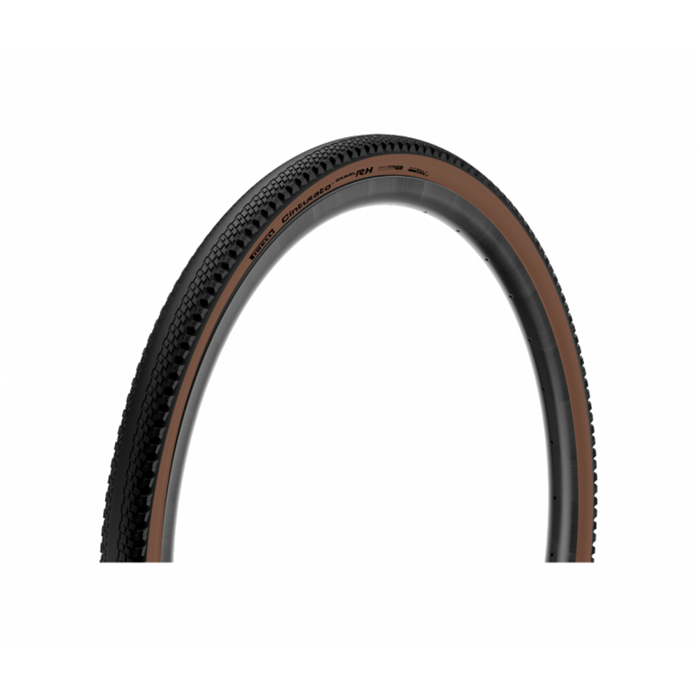 uPRISE Bikes Pirelli Cinturato Gravel RH High Performance TLR Tyre - Black/Tan | Price match, 365 day returns, 18-Month Warranty, Finance Available & Free UK Delivery