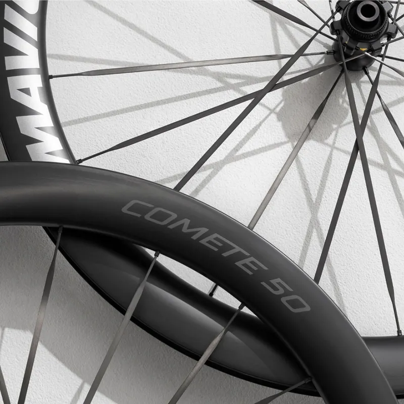 Mavic Comete 50 Ceramic Disc Centre Lock Rear Road Wheel-2