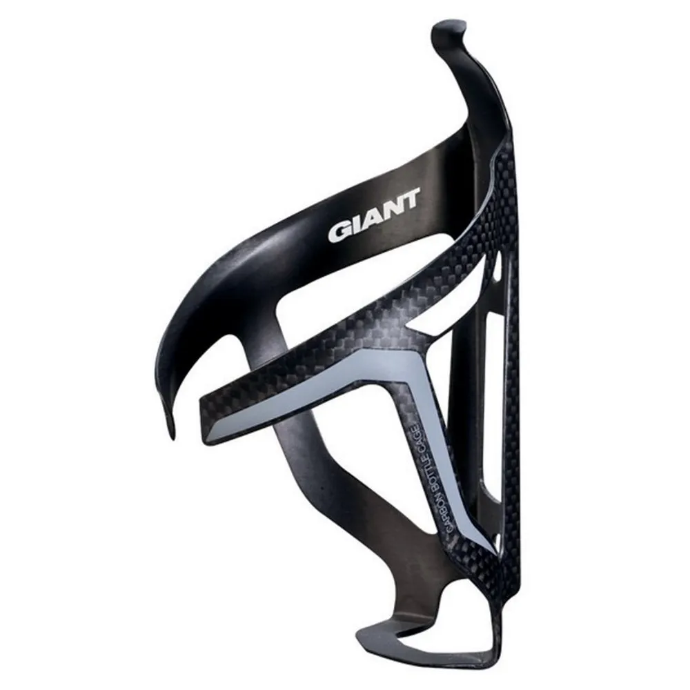 uPRISE Bikes Giant Airway Pro Open Carbon Water Bottle Cage - Black/Grey | Price match, 365 day return s, 18-Month Warranty, Finance Available & Free UK Delivery