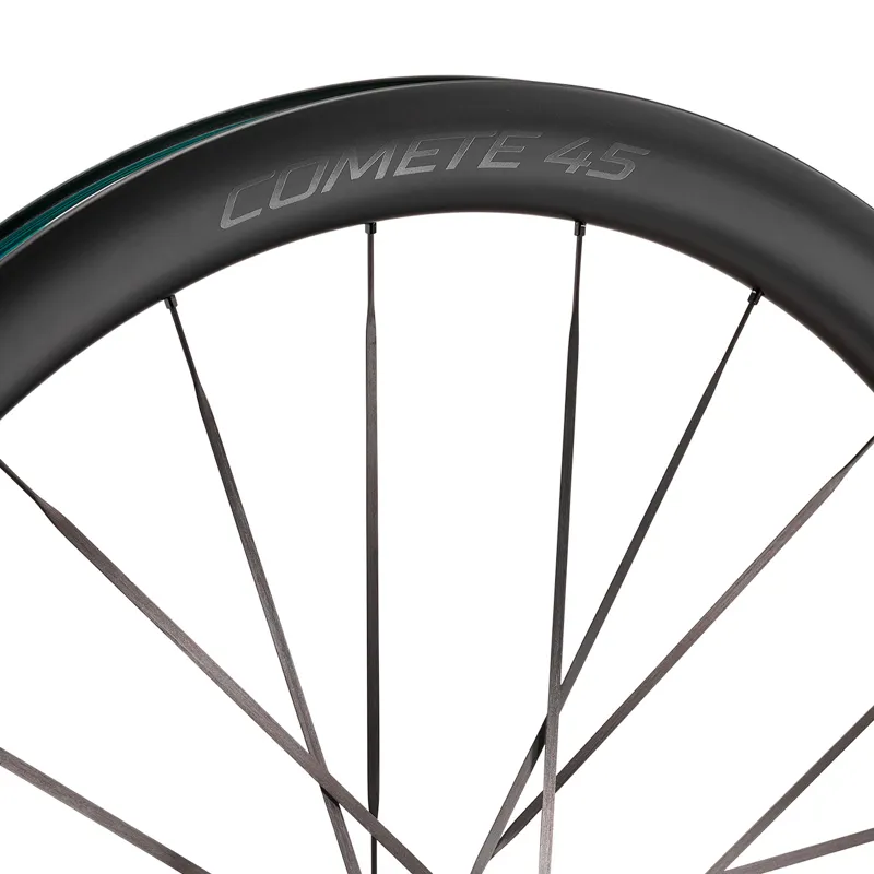 Mavic Comete 45 Ceramic Centre Lock Disc Front Road Wheel - Black-2