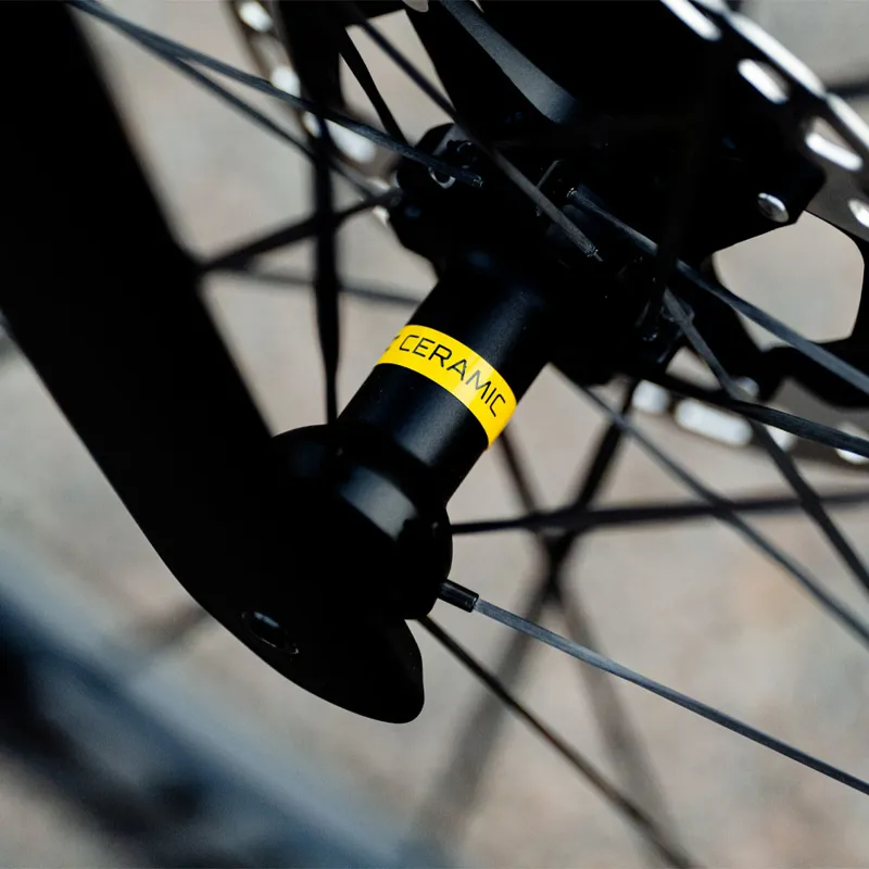 Mavic Comete 45 Ceramic Centre Lock Disc Front Road Wheel - Black-5