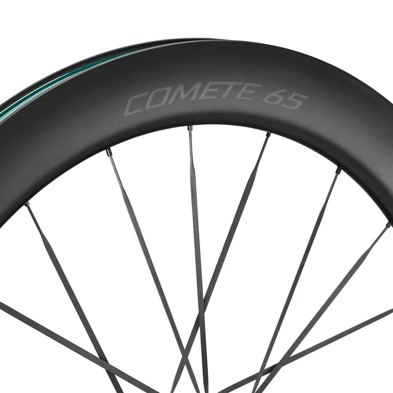 Mavic Comete 65 Ceramic Centre Lock Disc Rear Road Wheels - Black-1