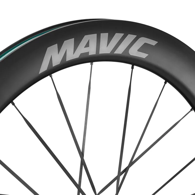 Mavic Comete 65 Ceramic Centre Lock Disc Front Road Wheels - Black-2