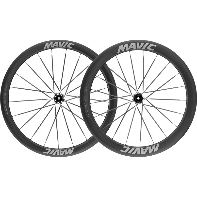 Mavic Comete 45/55 Ceramic Centre Lock Disc Road Wheelset - Black