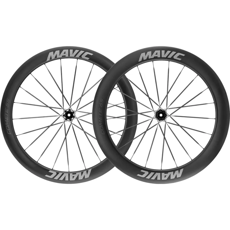 Mavic Comete 55/65 Ceramic Centre Lock Disc Road Wheelset - Black