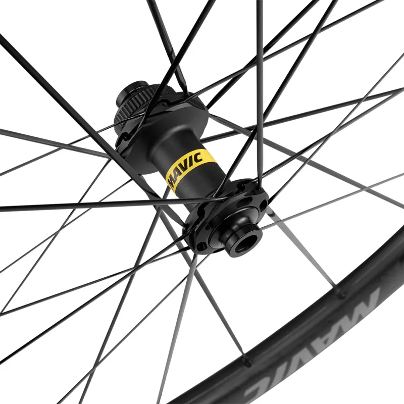 Mavic Cosmic SLR 32 Ceramic Centre Lock Disc Front Road Wheel - Black-2