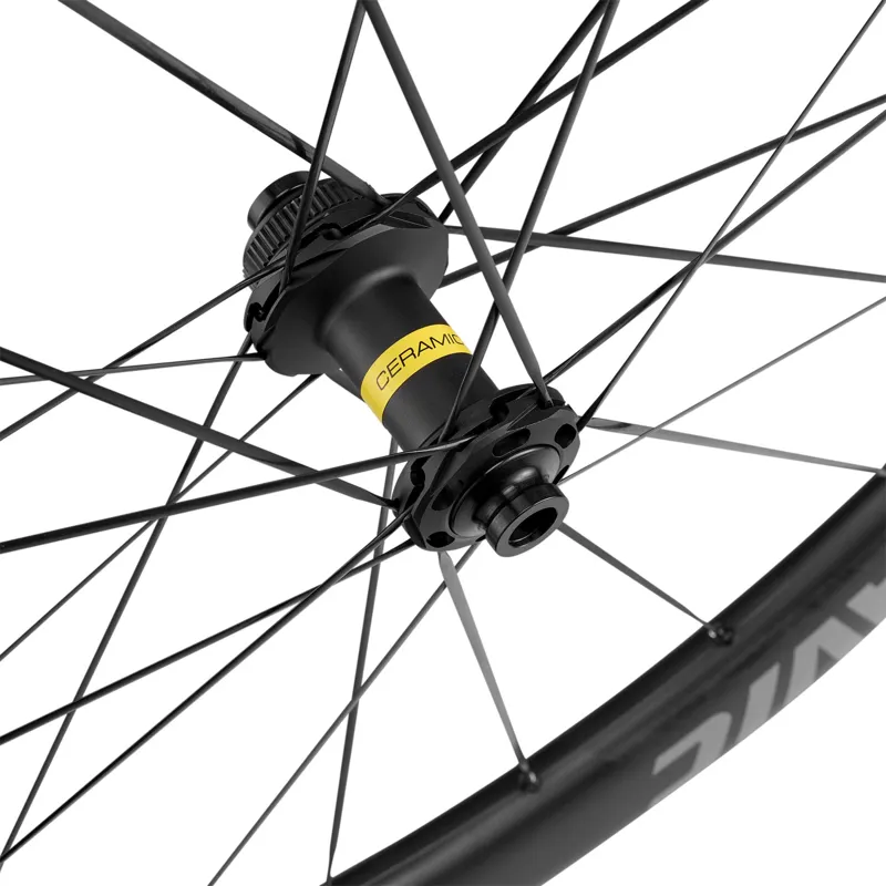 Mavic Cosmic SLR 45 Ceramic Centre Lock Disc Front Road Wheel - Black-2