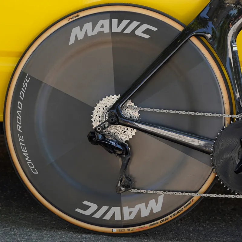 Mavic Comete Road Ceramic Centre Lock Disc Rear Road Wheel - Black-4
