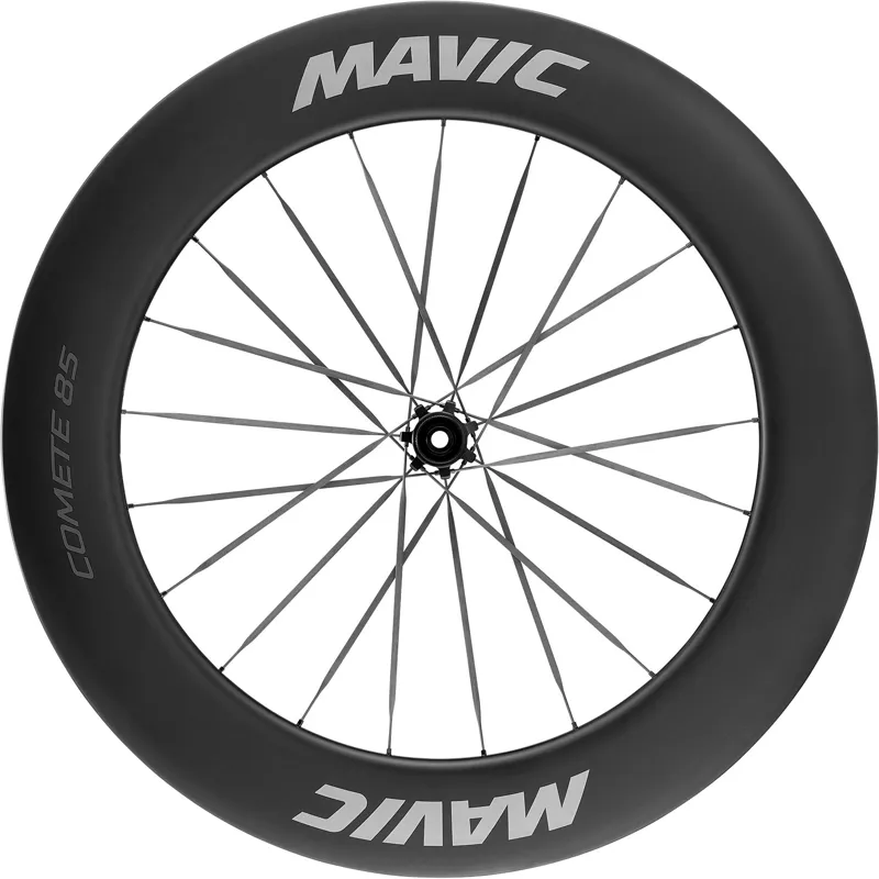 Mavic Comete 85 Ceramic Centre Lock Disc Front Road Wheel - Black