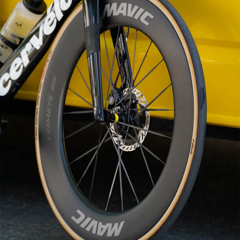 Mavic Comete 85 Ceramic Centre Lock Disc Front Road Wheel - Black-2