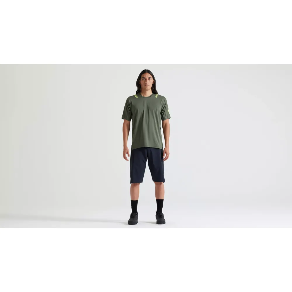 uPRISE Bikes Specialized Trail Air Men's Short Sleeve Jersey - Oak Green | Price match, 365 day return s, 18-Month Warranty, Finance Available & Free UK Delivery
