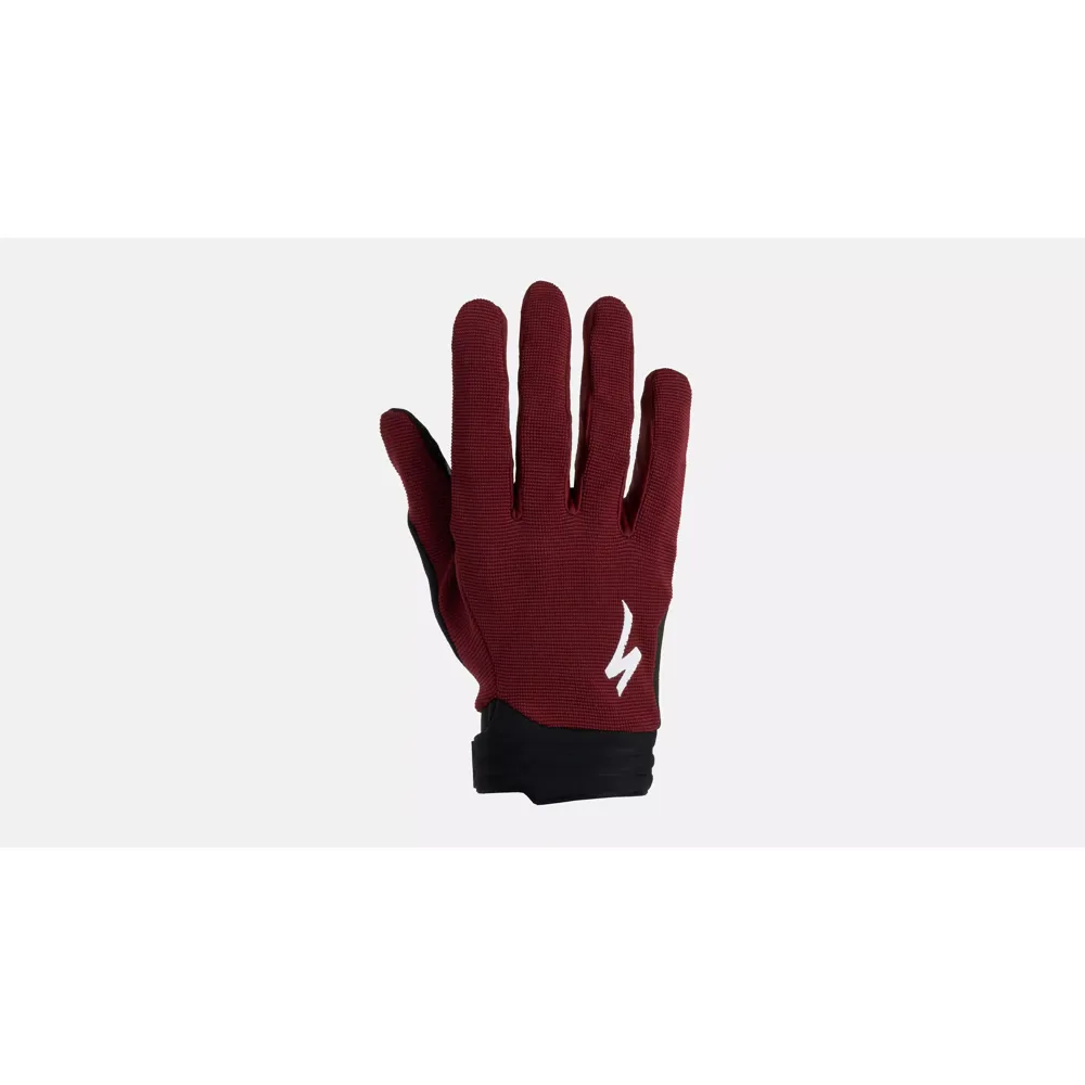 uPRISE Bikes Specialized Trail Men's Long Finger Cycling Gloves - Garnet Red | Price match, 365 day return s, 18-Month Warranty, Finance Available & Free UK Delivery