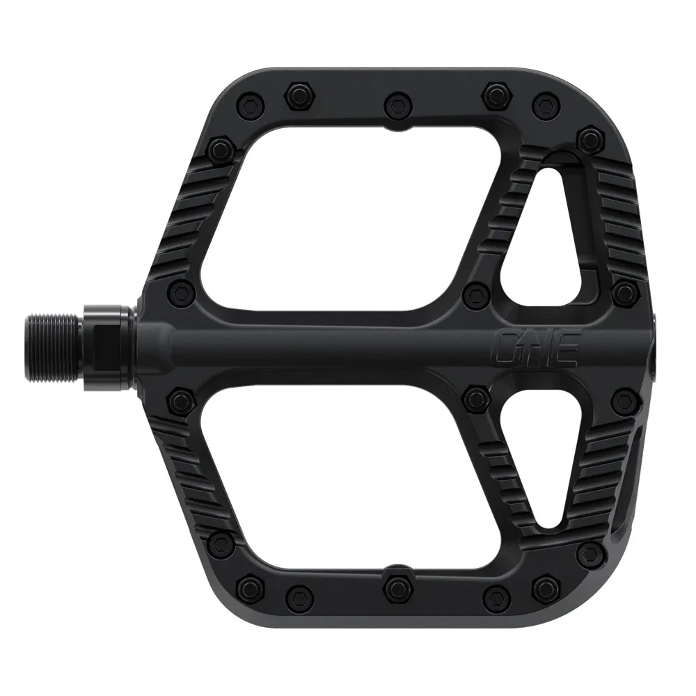 uPRISE Bikes One Up Composite Flat MTB Pedals - Black | Price match, 365 day return s, 18-Month Warranty, Finance Available & Free UK Delivery