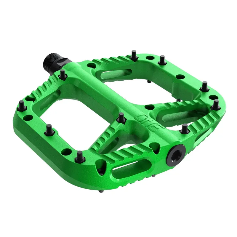 One Up Composite Flat MTB Pedals - Green-1