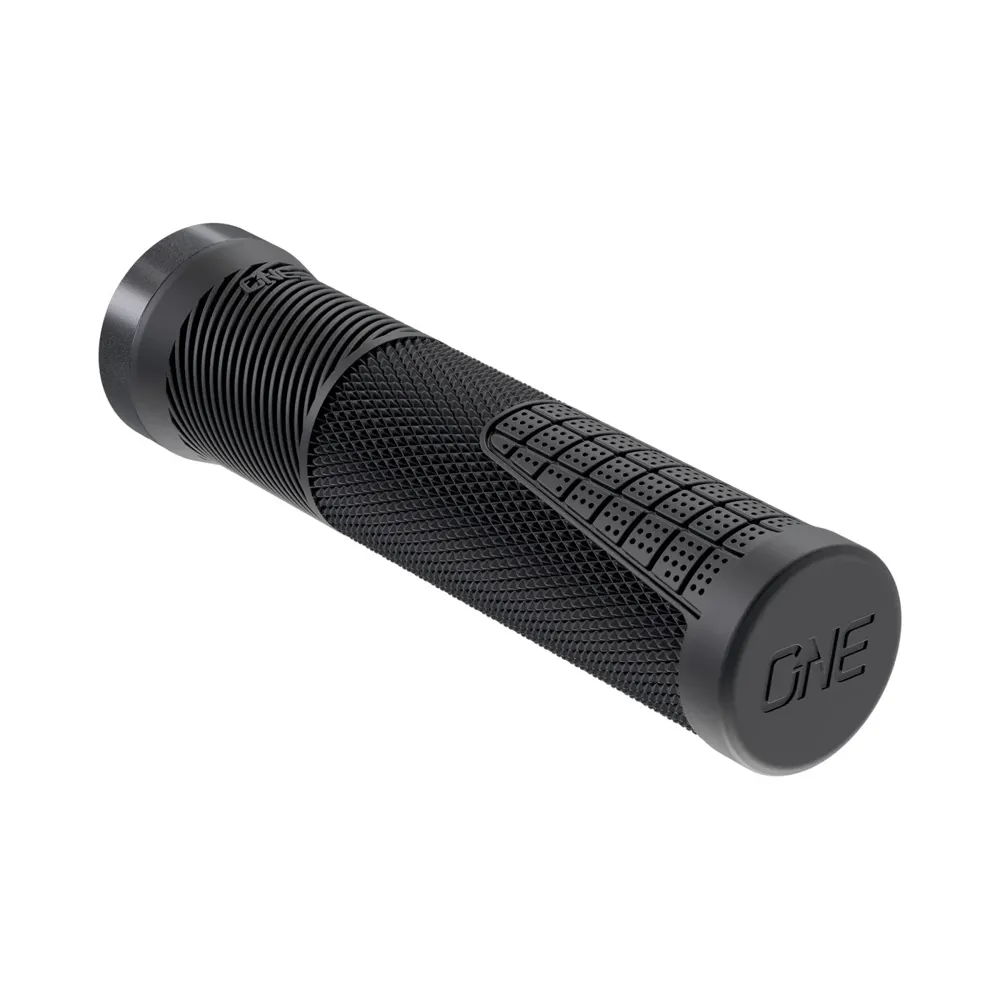 uPRISE Bikes One Up Thin Lock On MTB Grips - Black | Price match, 365 day return s, 18-Month Warranty, Finance Available & Free UK Delivery