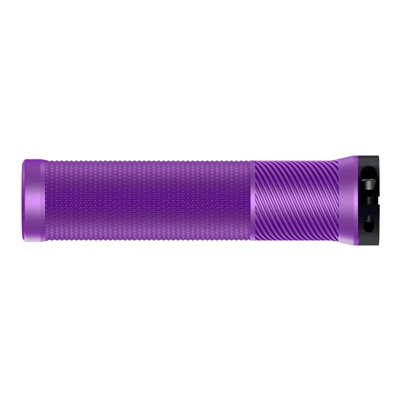 One Up Thin Lock On MTB Grips - Purple-3
