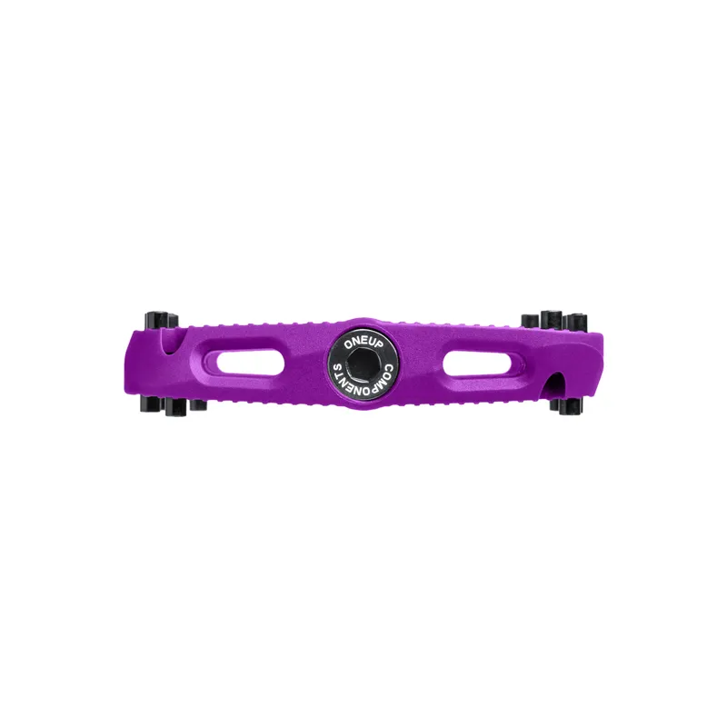 One Up Small Composite Flat MTB Pedals - Purple-3