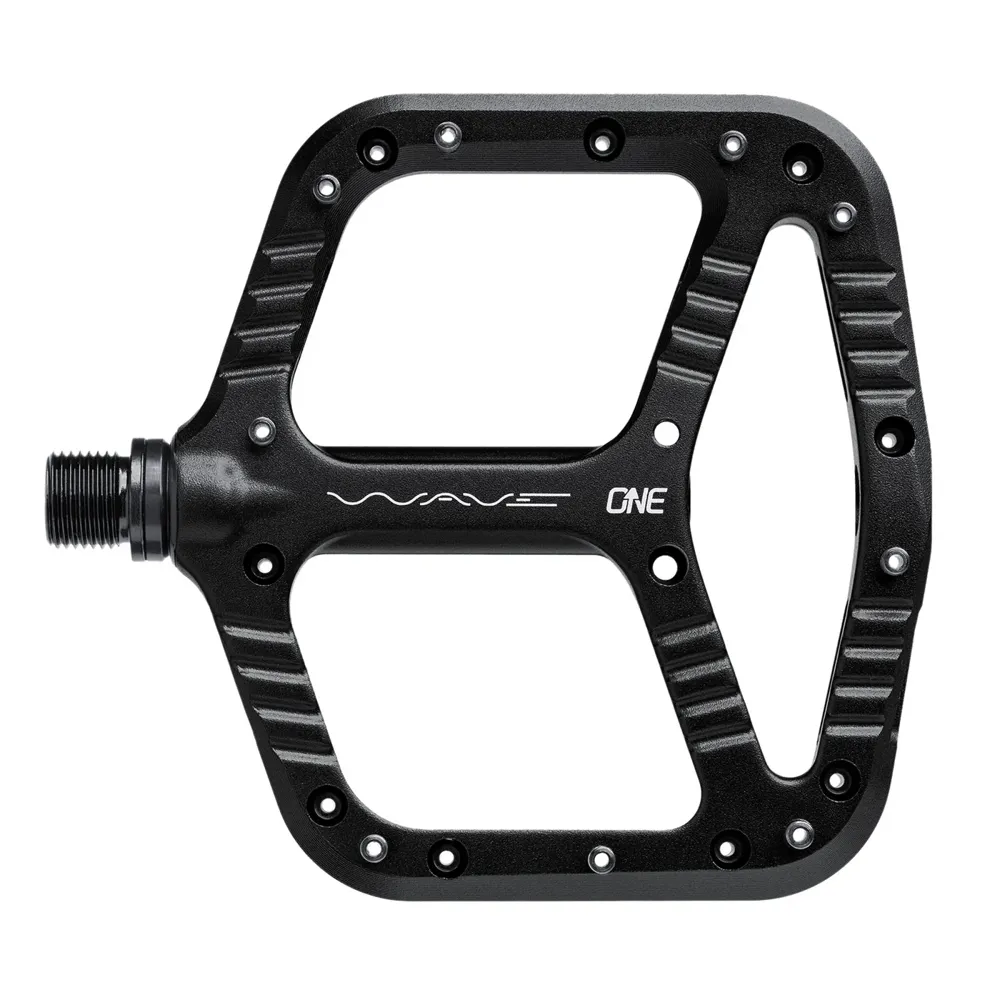 uPRISE Bikes One Up One UP Wave Flat MTB Pedals - Black | Price match, 365 day return s, 18-Month Warranty, Finance Available & Free UK Delivery