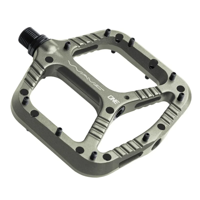 One UP Wave Flat MTB Pedals - Grey-1