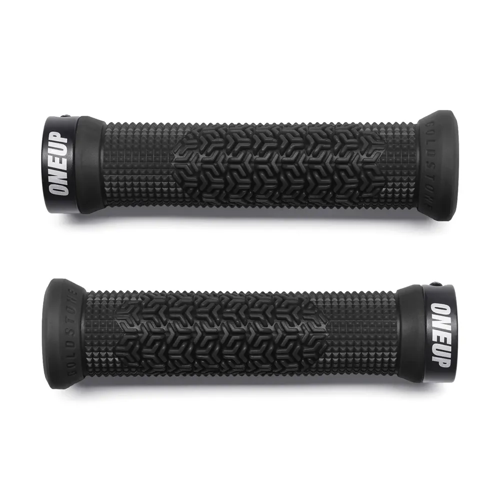uPRISE Bikes One Up Goldstone MTB Grips - Black | Price match, 365 day return s, 18-Month Warranty, Finance Available & Free UK Delivery