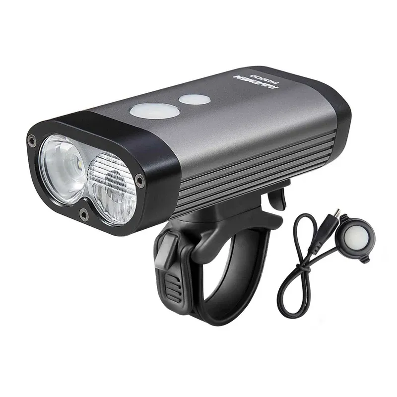Ravemen PR1000 DuaLens USB 1000 Lumen Front Light - Grey/Black