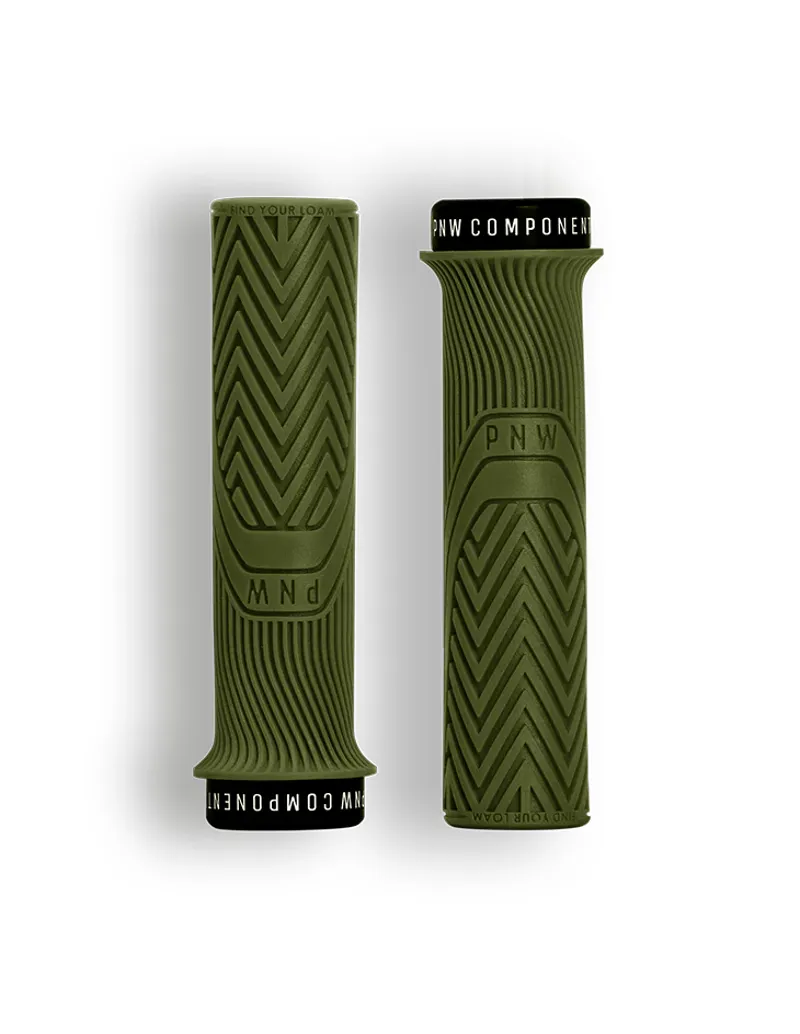 PNW Loam MTB Grips - Moss Green