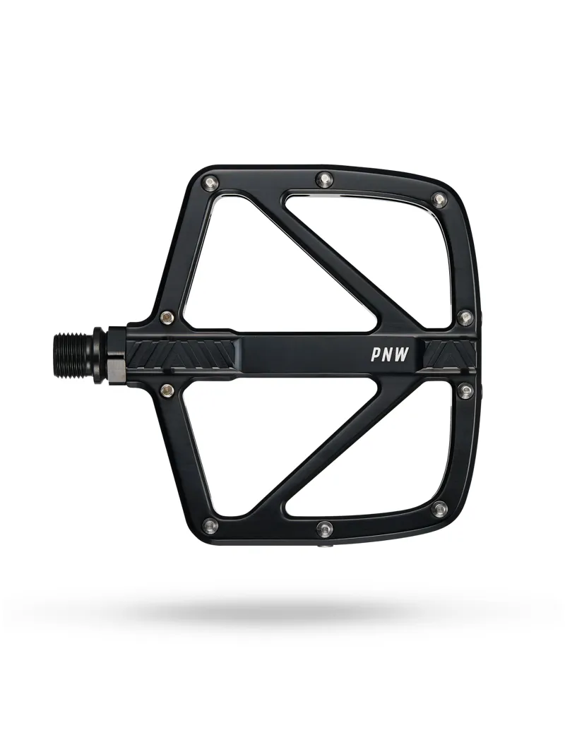 PNW Loam Gen 2 Flat MTB Pedals - Blackout Black