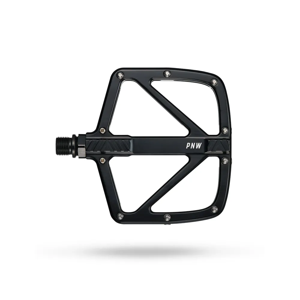 uPRISE Bikes Pnw PNW Loam Gen 2 Flat MTB Pedals - Blackout Black | Price match, 365 day return s, 18-Month Warranty, Finance Available & Free UK Delivery