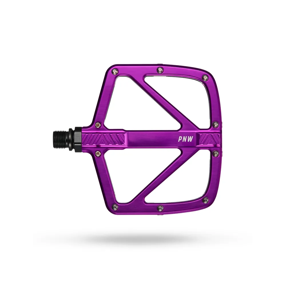 uPRISE Bikes Pnw PNW Loam Gen 2 Flat MTB Pedals - Fruit Snacks Purple | Price match, 365 day return s, 18-Month Warranty, Finance Available & Free UK Delivery