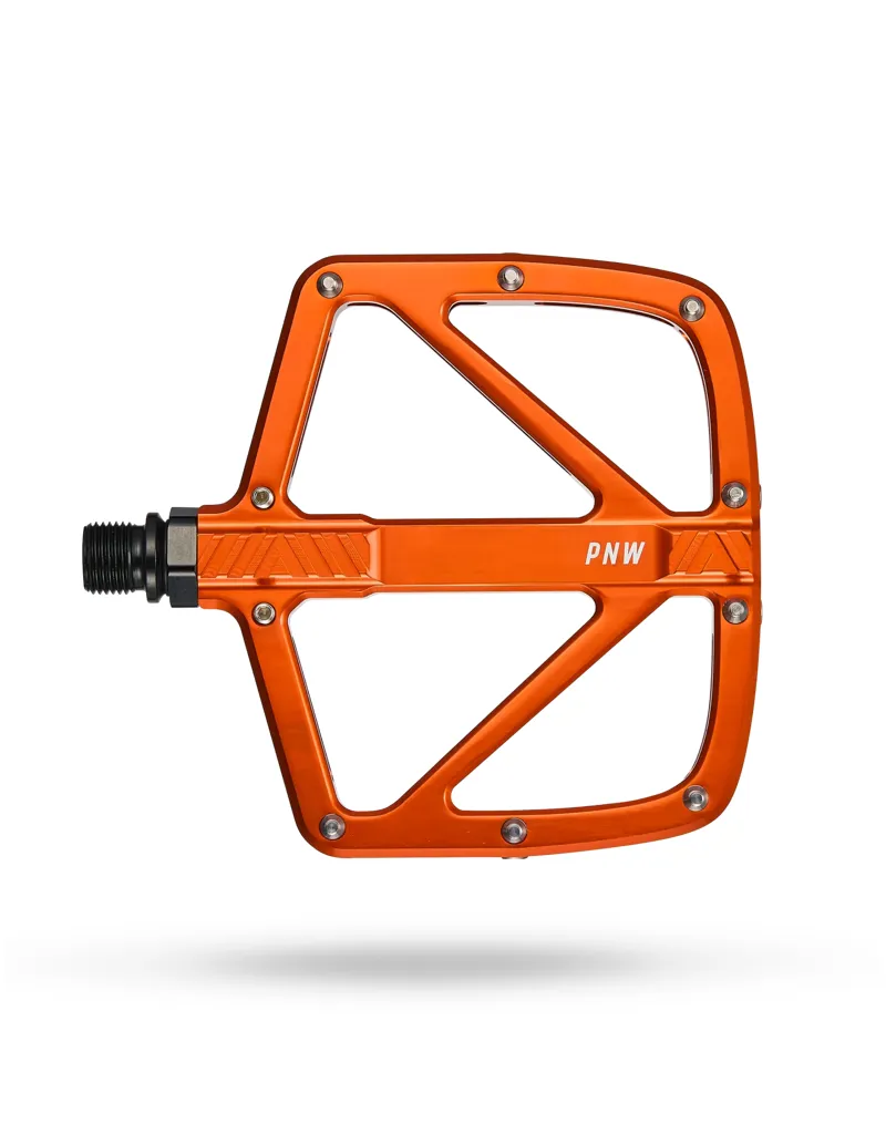 PNW Loam Gen 2 Flat MTB Pedals - Blood Orange