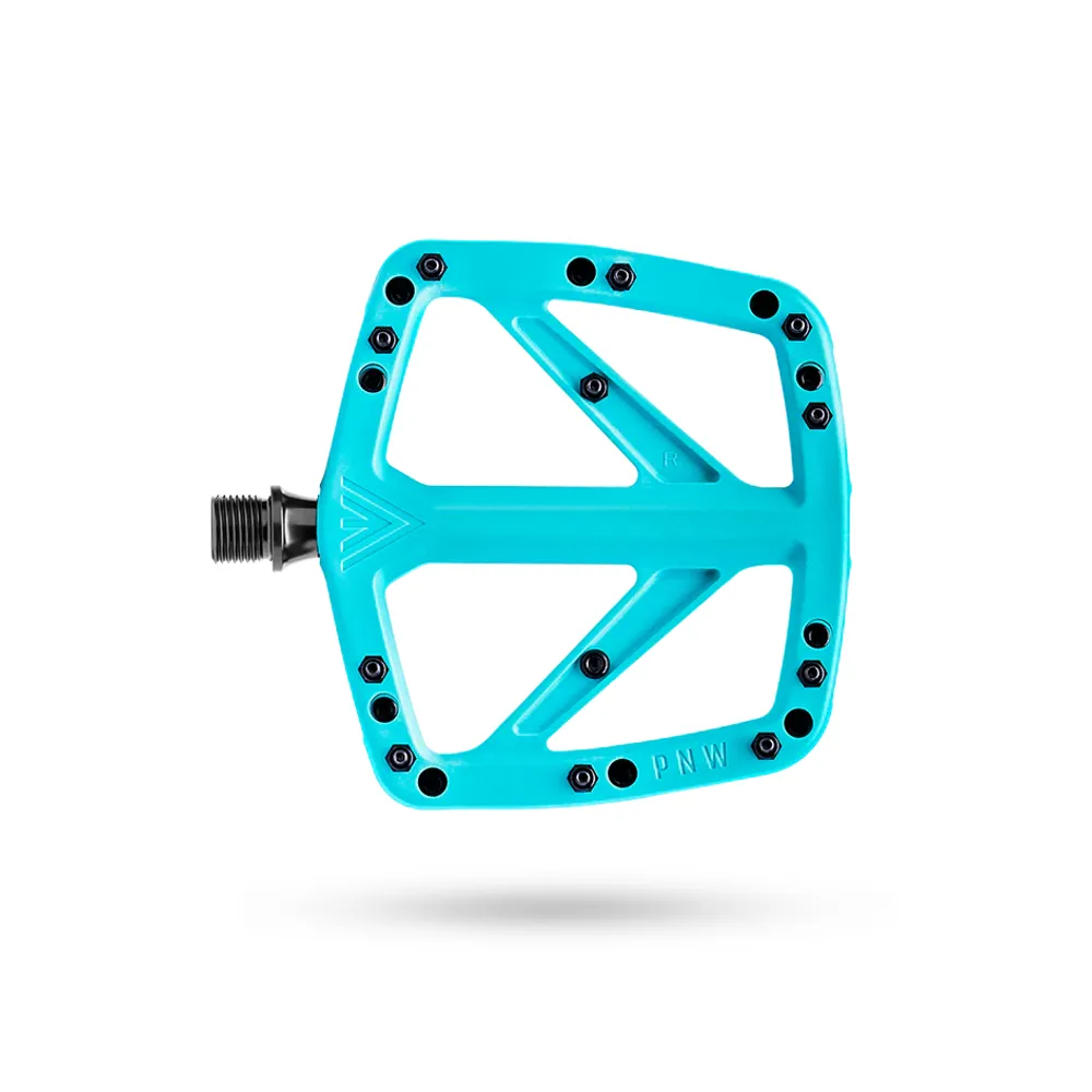 uPRISE Bikes Pnw PNW Range Composite Flat MTB Pedal - Seafoam Teal | Price match, 365 day return s, 18-Month Warranty, Finance Available & Free UK Delivery