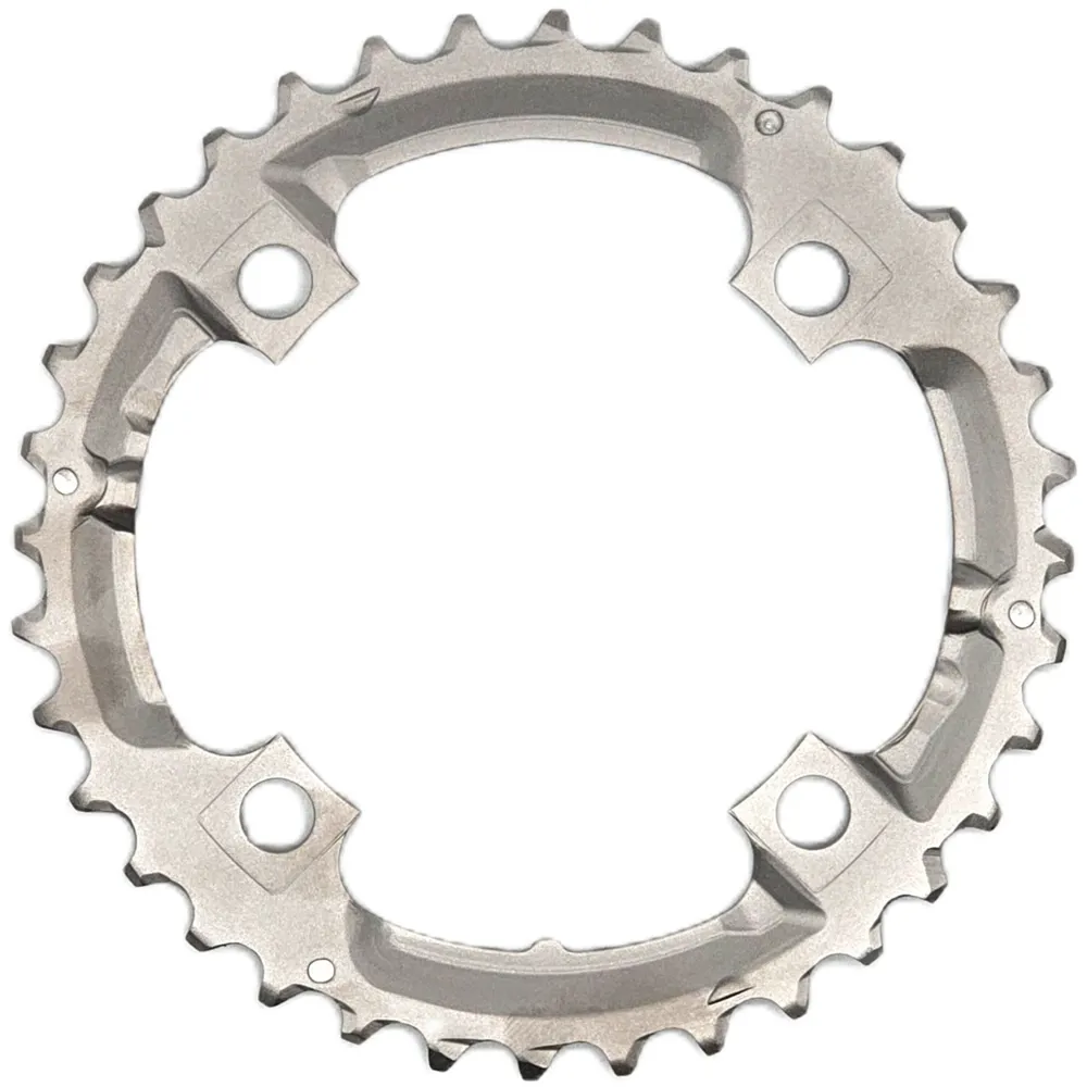 uPRISE Bikes Shimano FC-M532 Deore 10 Speed Triple Middle Chainring - 36T - Silver | Price match, 365 day return s, 18-Month Warranty, Finance Available & Free UK Delivery