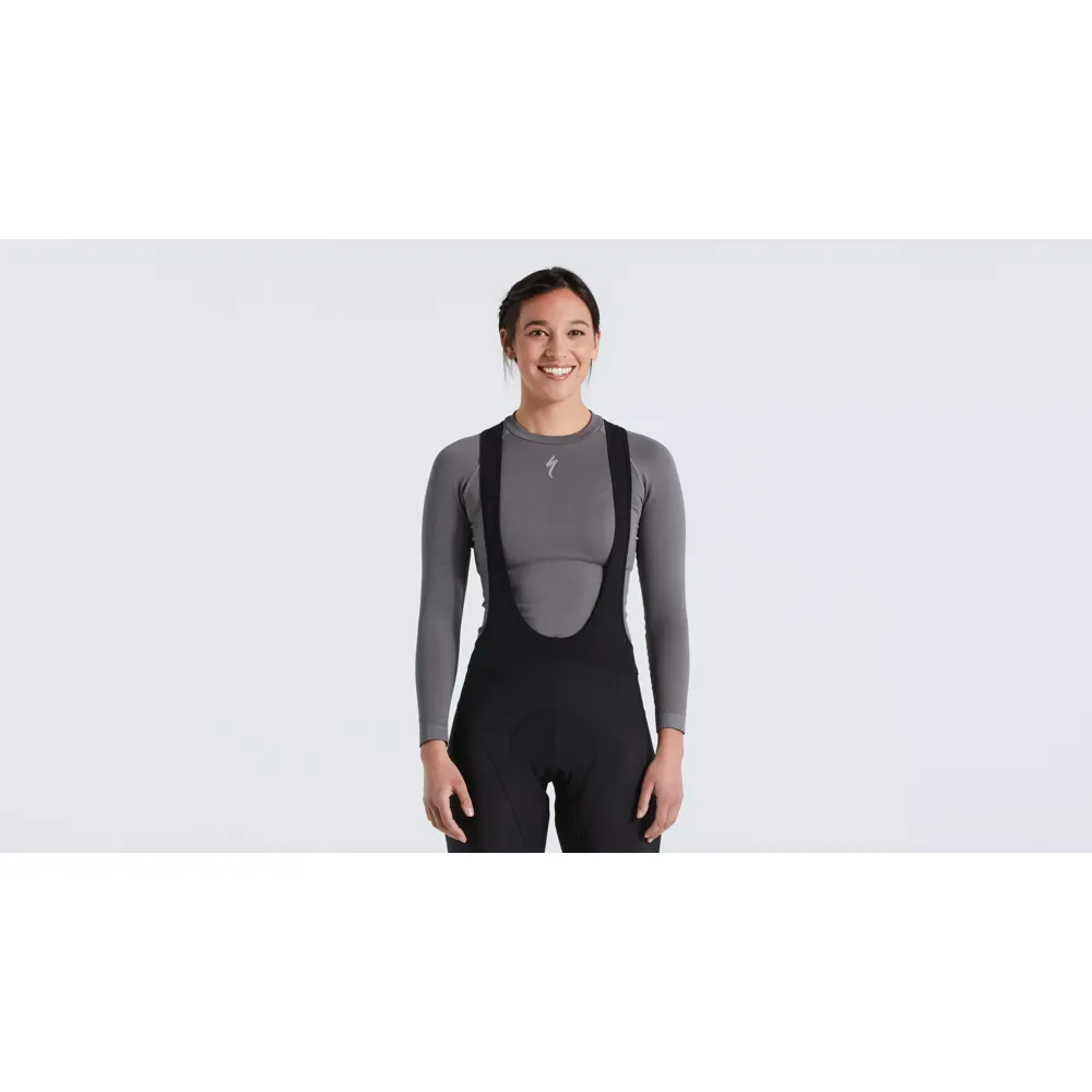uPRISE Bikes Specialized Womens Seamless Long Sleeve Base Layer - Grey | Price match, 365 day return s, 18-Month Warranty, Finance Available & Free UK Delivery