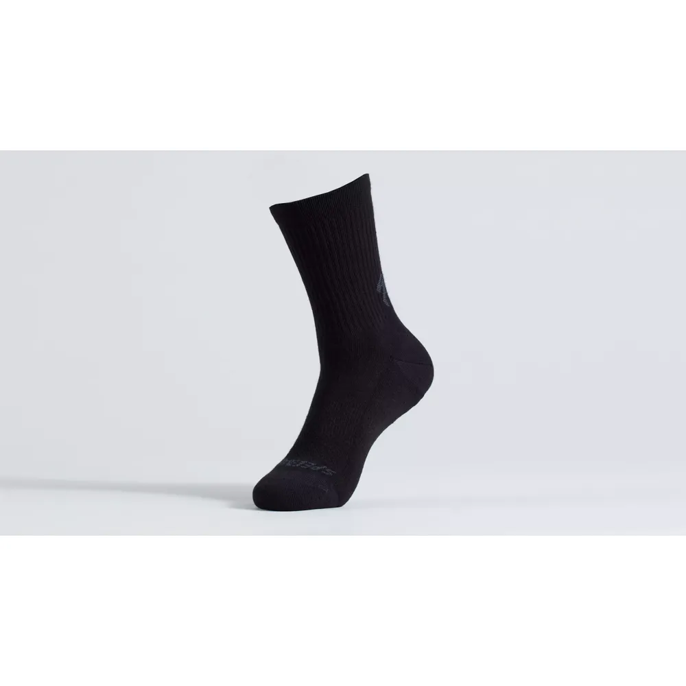 uPRISE Bikes Specialized Cotton Tall Socks - White | Price match, 365 day return s, 18-Month Warranty, Finance Available & Free UK Delivery
