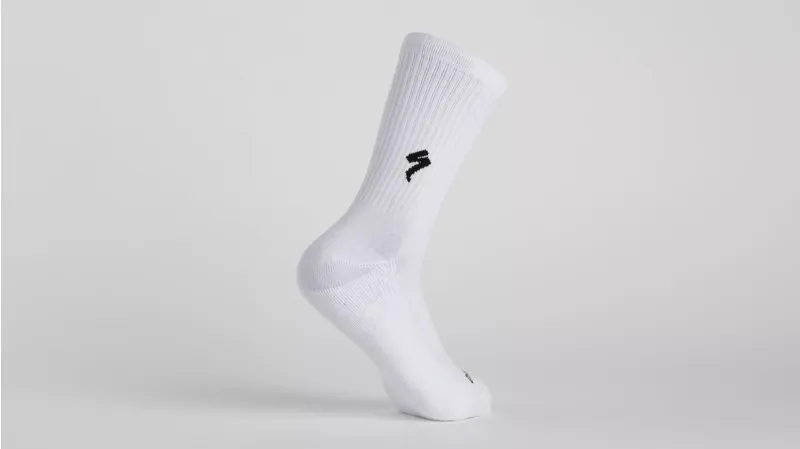 Specialized Cotton Tall Socks - White